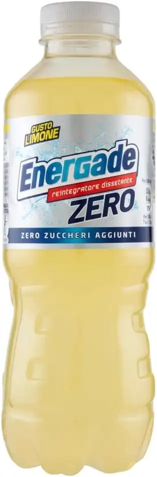 12x Energade Zero 500ml Limone Bevanda Sport Reintegrante Zero Zuccheri Sali