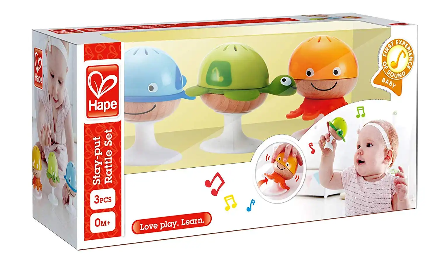Hape Set Sonaglini Sempre In Piedi Giochi In Legno e Plastica Per Bambini