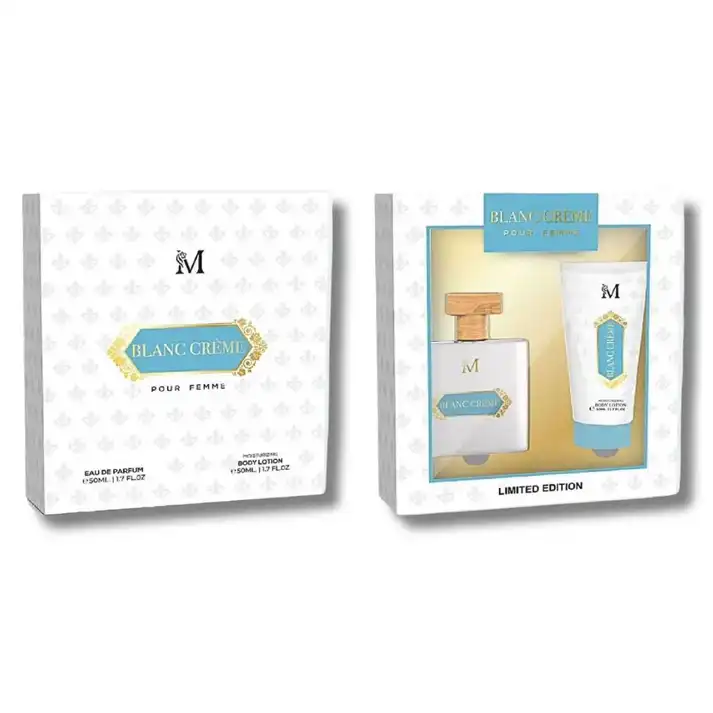 Blanc Crème Profumo Latte Bianco Donna + Crema Corpo Idratante Confezione