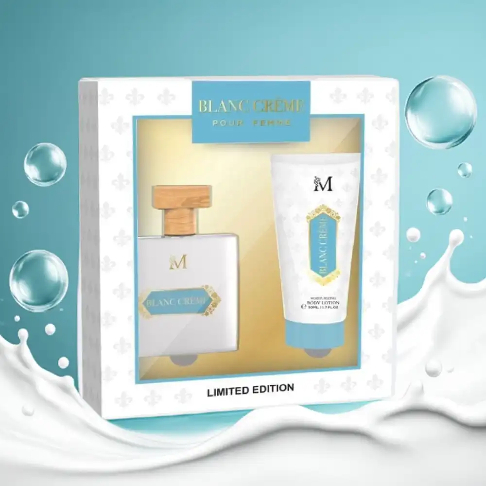 Blanc Crème Profumo Latte Bianco Donna + Crema Corpo Idratante Confezione