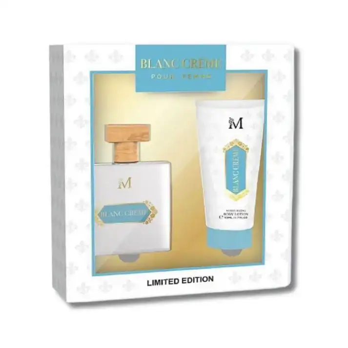 Blanc Crème Profumo Latte Bianco Donna + Crema Corpo Idratante Confezione