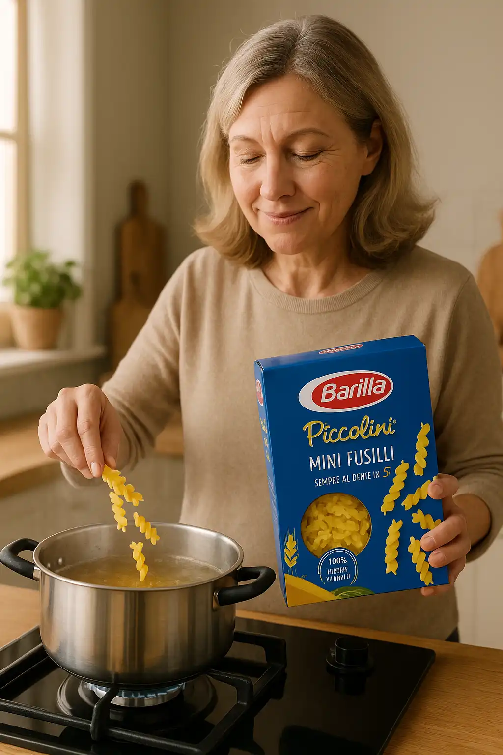 6x Barilla Piccolini Mini Fusilli 500g Pasta Grano Italiano Cottura 6 Minuti