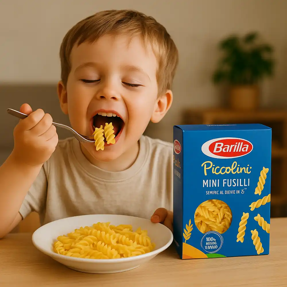 6x Barilla Piccolini Mini Fusilli 500g Pasta Grano Italiano Cottura 6 Minuti