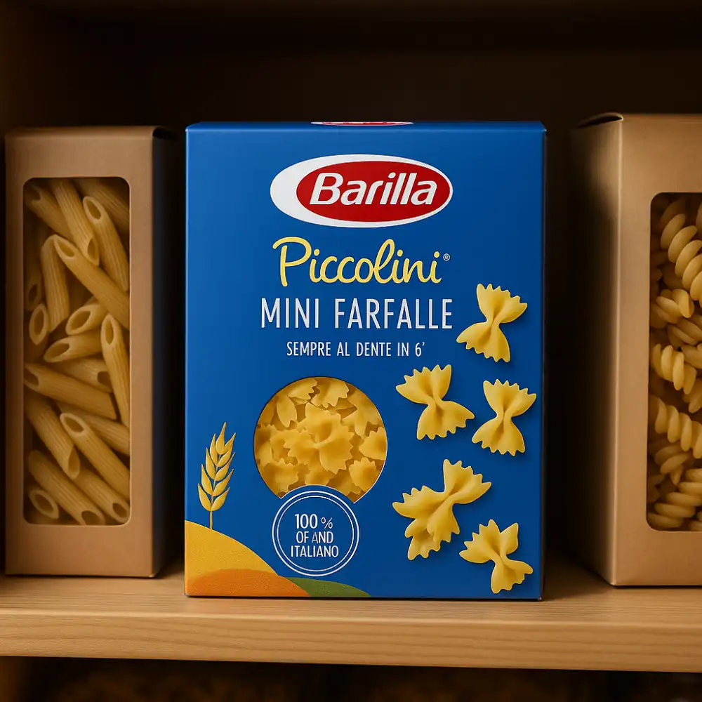 6x Barilla I Piccolini Mini Farfalle 500g Pasta Corta Grano Italiano Cottura 6'