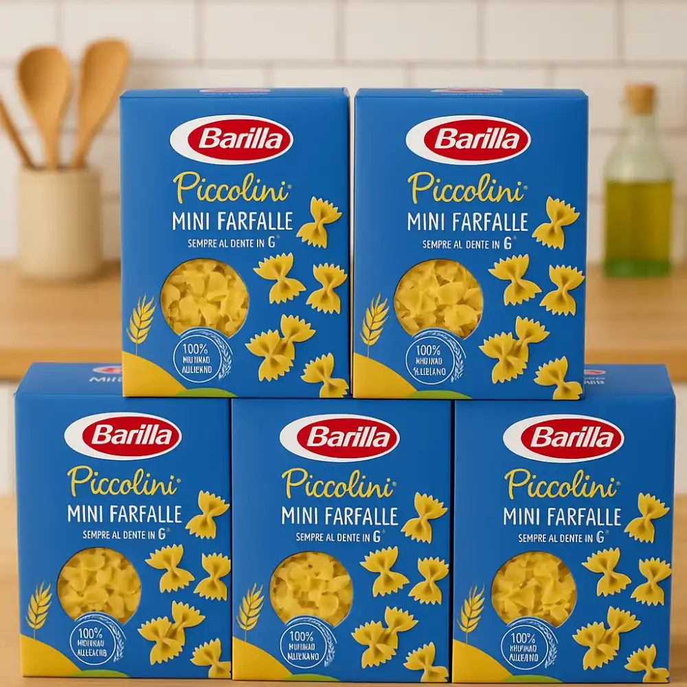 6x Barilla I Piccolini Mini Farfalle 500g Pasta Corta Grano Italiano Cottura 6'