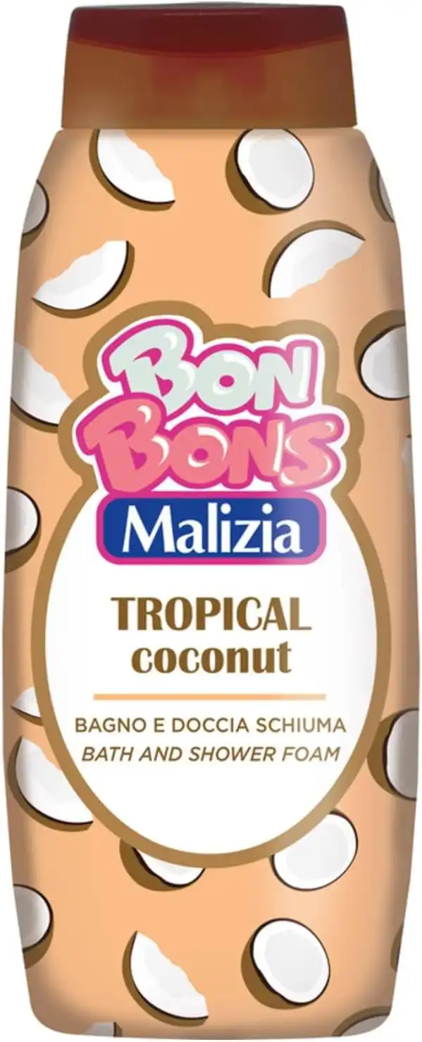 Malizia Bagnodoccia Tropical Coconut 500ml Schiuma Bagno Delicata Profumata