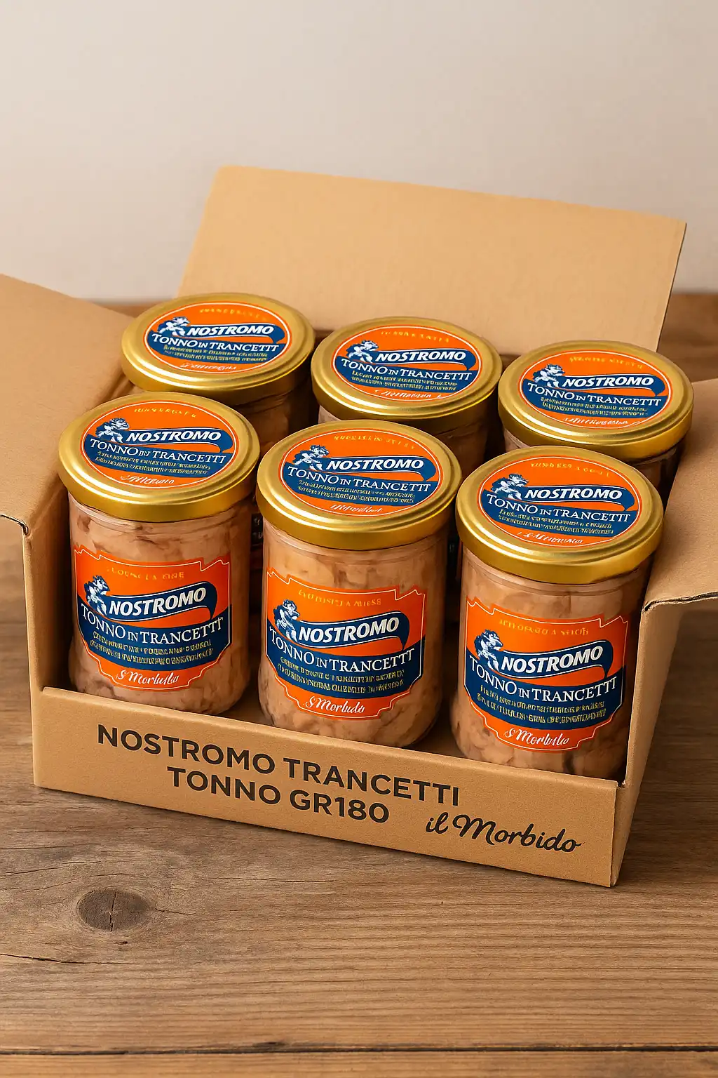 6 Pezzi Nostromo Trancetti Tonno Gr180 Il Morbido - Qualità Superiore