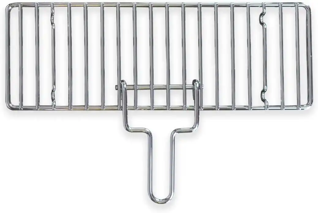 Griglia Per Cuocispiedini in Ferro Cromato per Cuocere Arrosticini 13x37x1cm