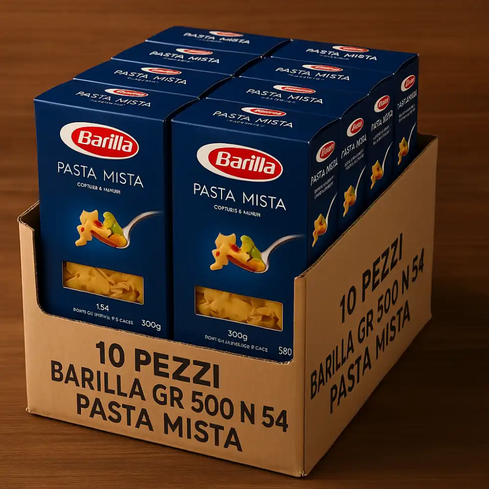 Barilla Pasta Mista n.54 10x500g – Cottura 9 Minuti – Pasta di Semola Italiana