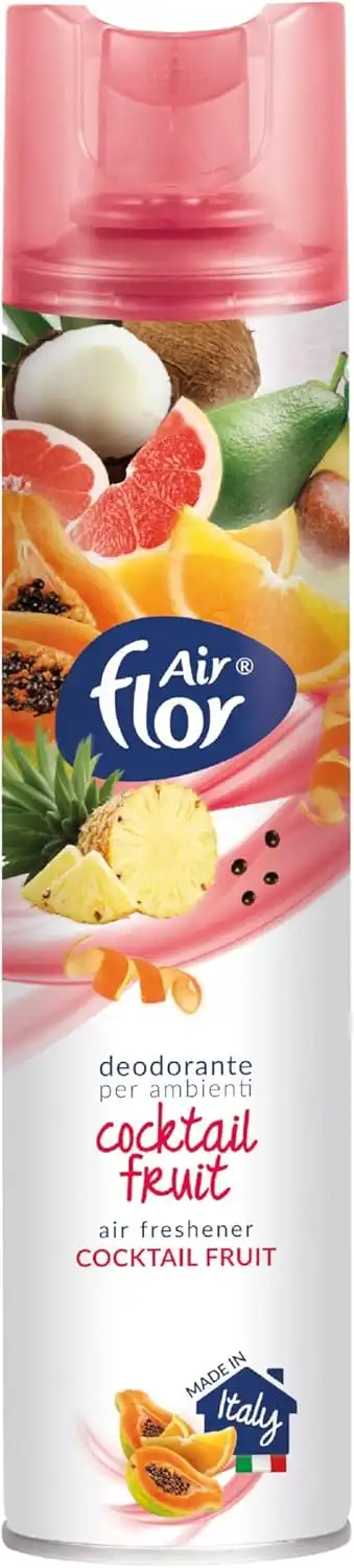 Air Flor Profumatore Ambienti Cocktail Fruit 6 Spray 300ml Deodorante Casa