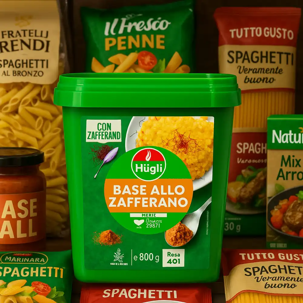 Base allo Zafferano 800g – Preparato Senza Glutine per Risotti e Piatti Gourmet