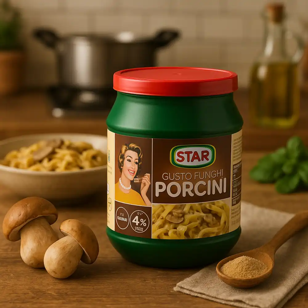 Star Preparato per Brodo Gusto Funghi Porcini 1Kg – In Granuli con 4% Porcini
