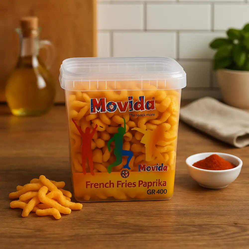 Movida French Fries alla Paprika 400g – Snack Croccante e Speziato per Aperitivi