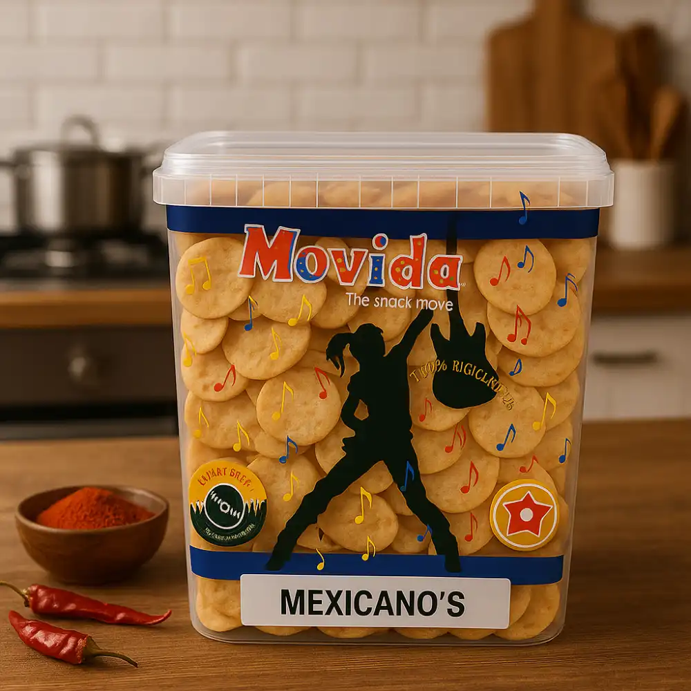 Movida Mexicano’s 1Kg – Snack Croccante Gusto Messicano – Confezione Maxi
