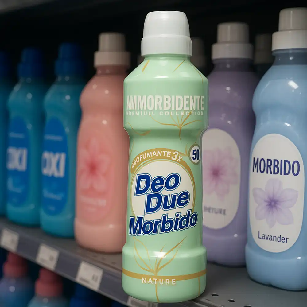 6x Ammorbidente Deo Due Morbido Nature 1L – Profumazione Fresca, 50 Lavaggi