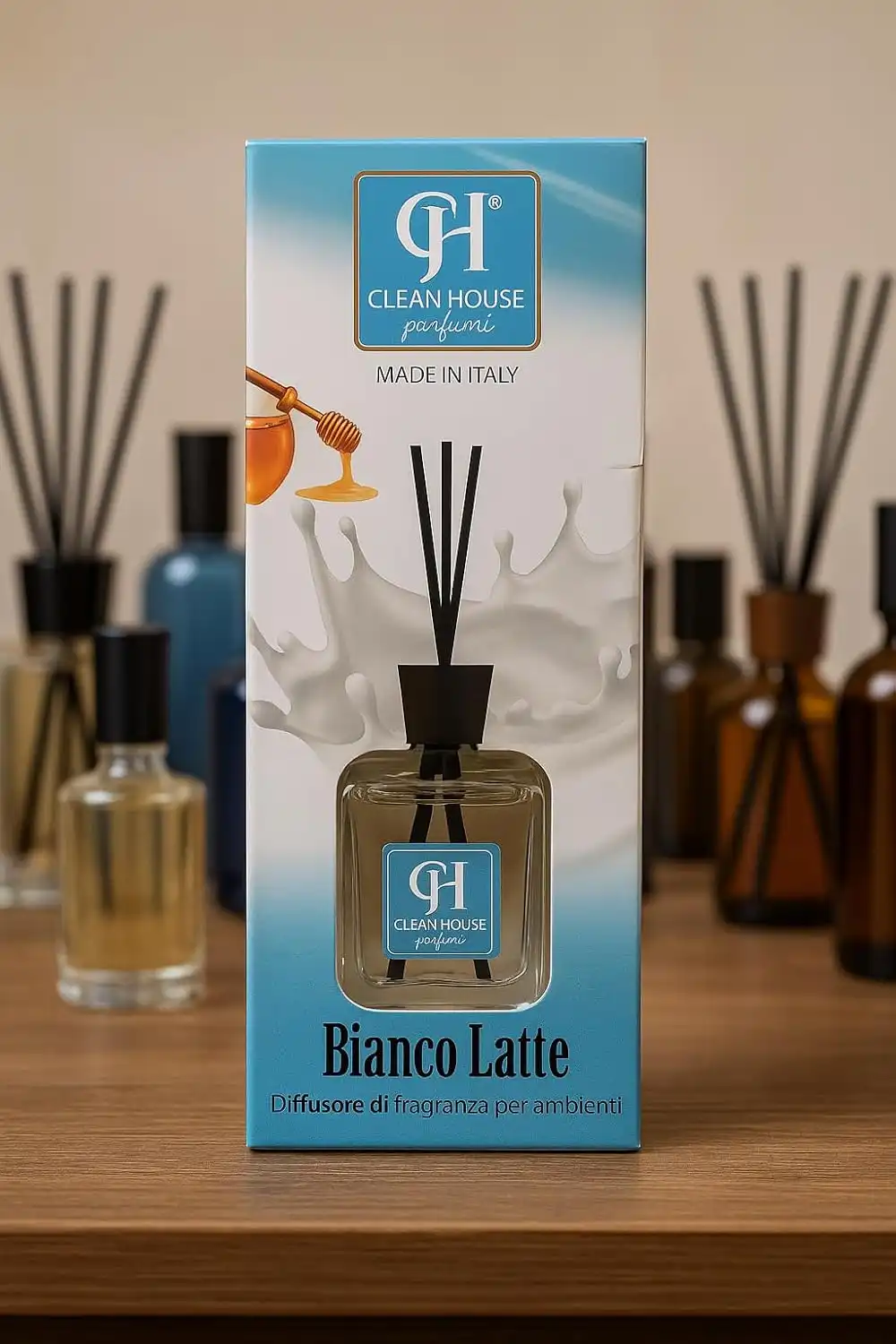 Blanc Crème Eau de Parfum 100ml + Diffusore Milky Essence 100ml con Bastoncini