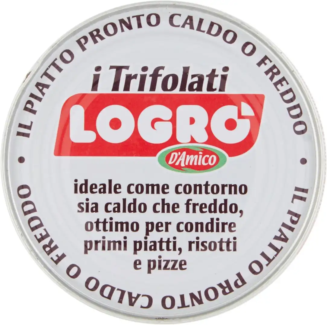 D’Amico Logro Funghi Champignon Trifolati 12x180g – Lavorati dal Fresco