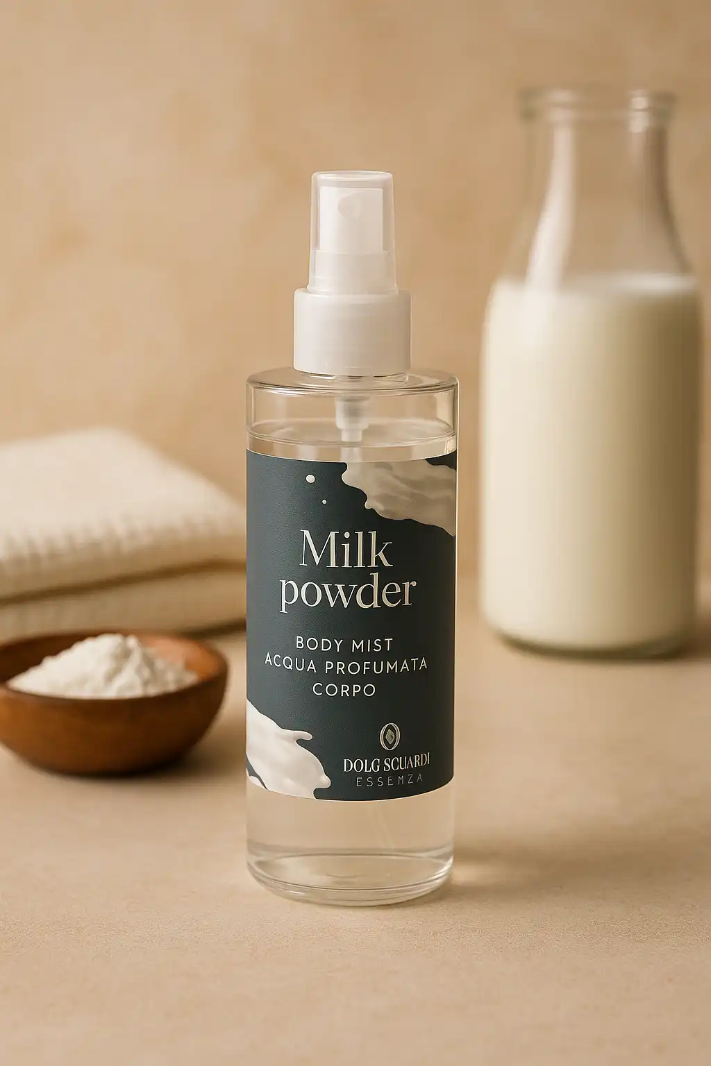 Dolci Sguardi Acqua Profumata Corpo 100ml – Fragranza Bianco Latte Delicata