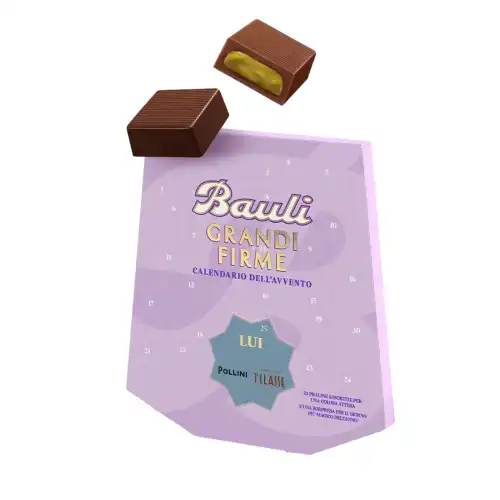 Bauli Grandi Firme LUI Calendario Avvento con Cioccolatini e Sorpresa 175g