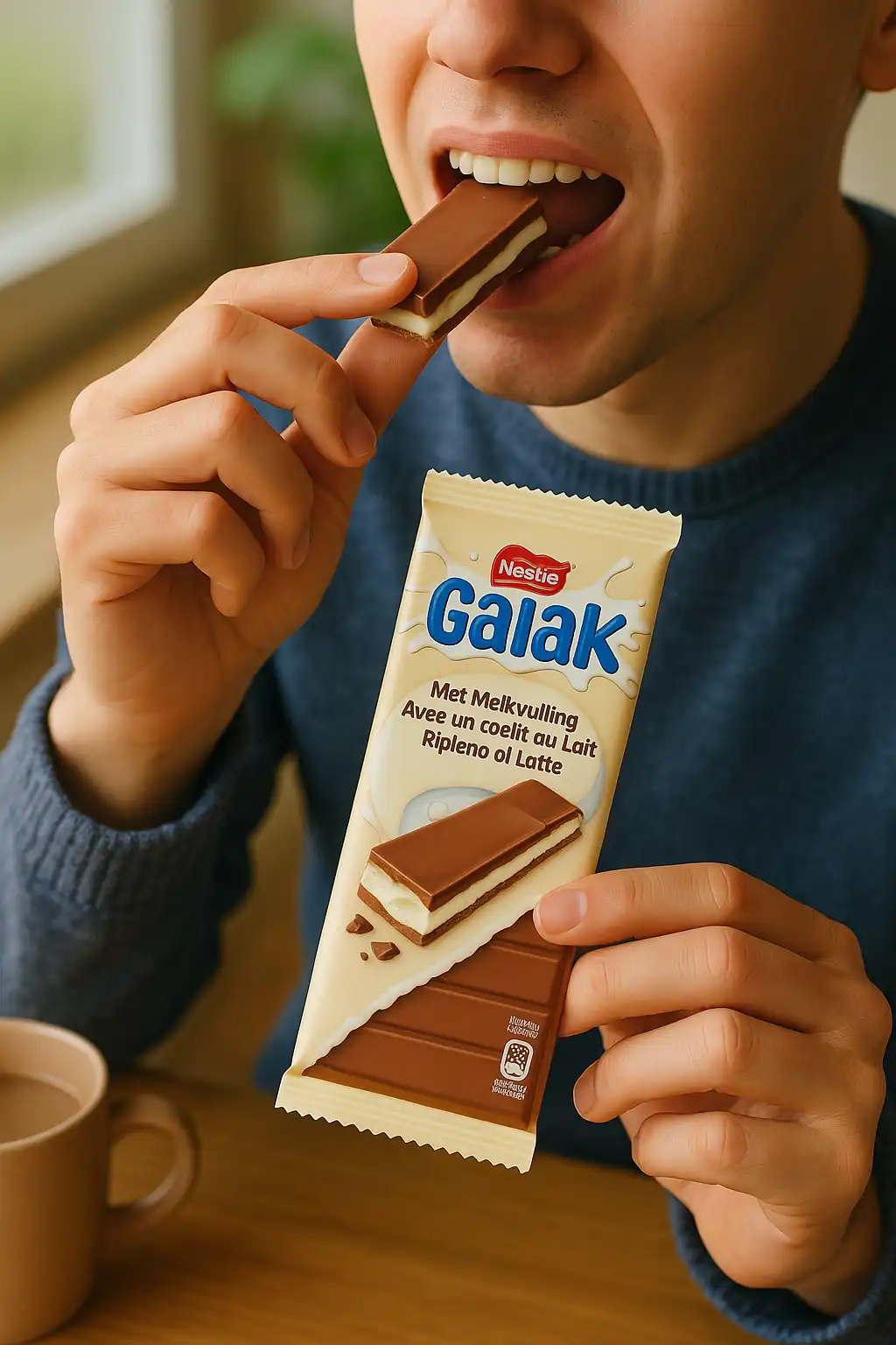 Nestlé Galak Cioccolato al Latte Cuore Cremoso Confezione 10 Tavolette da 100g