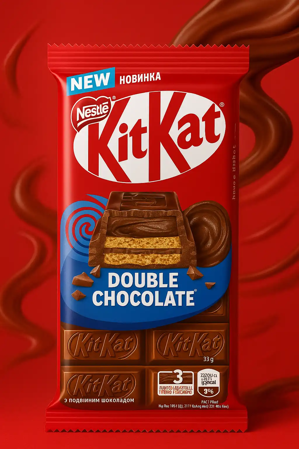 KITKAT Doppio Cioccolato Confezione 15 Tavolette da 99g Totale 1,5kg