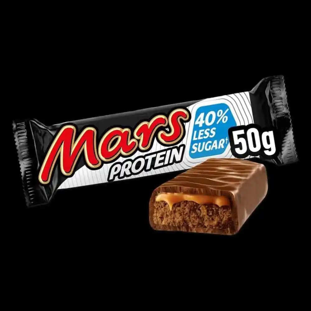 18x Barrette Proteiche 50g con Caramello e Cioccolato al Latte – 10g Proteine