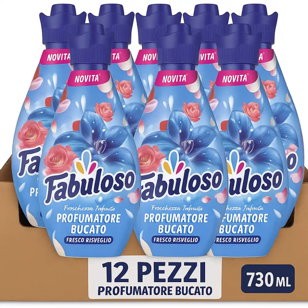 12x Profumatore Bucato 730ml Fresco Risveglio – Profumo Intenso e Duraturo