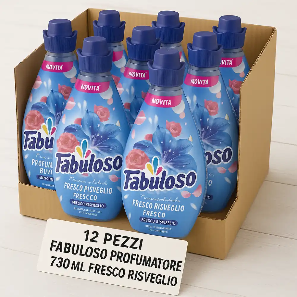 12x Profumatore Bucato 730ml Fresco Risveglio – Profumo Intenso e Duraturo