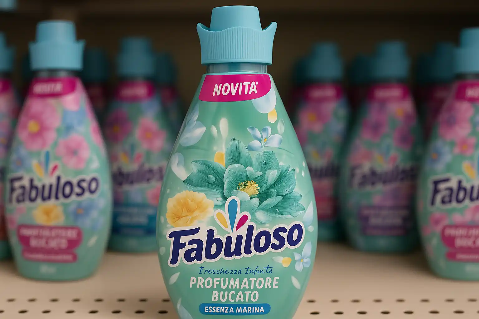 12x Profumatore Bucato 730ml Essenza Marina – Freschezza Intensa e Duratura
