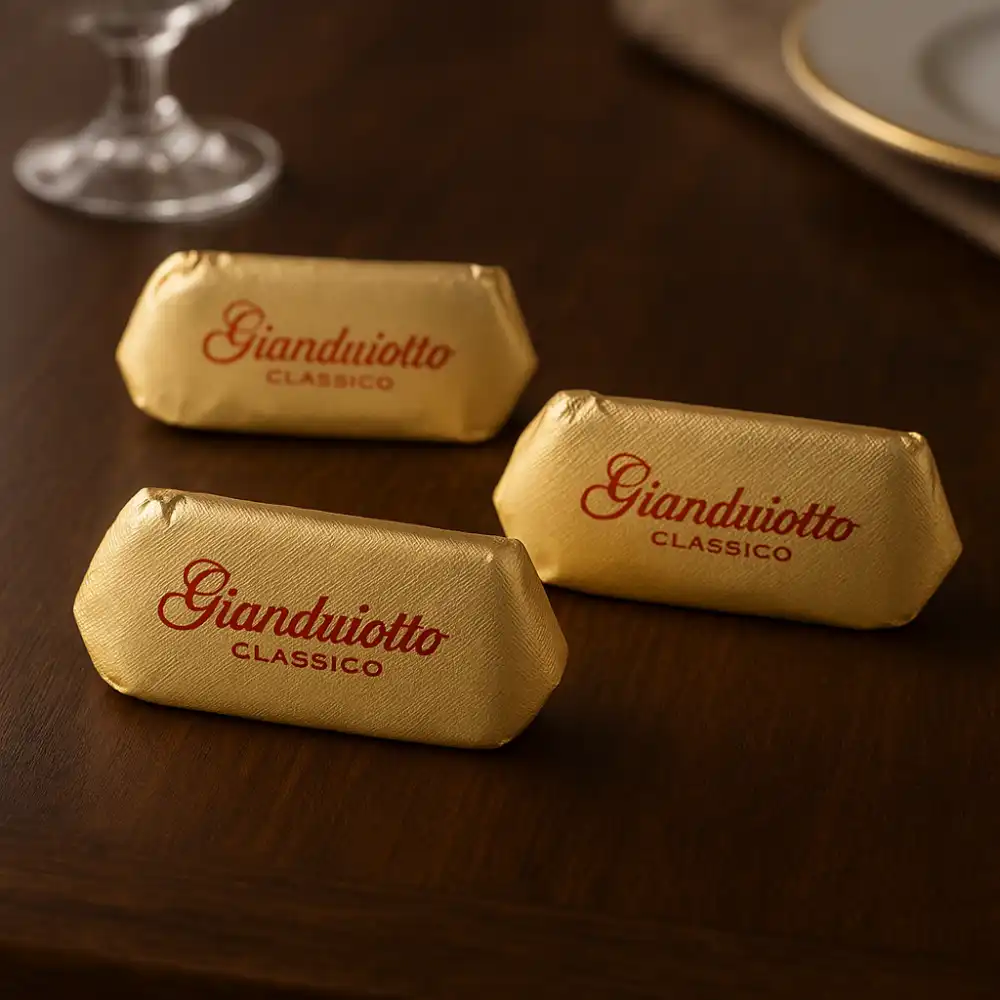 Gianduiotti Classici La Suissa 1kg - Incartati in Carta Dorata - Senza Glutine