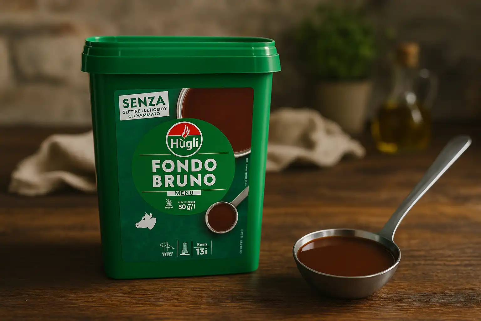 Fondo Bruno in Polvere 650g – Preparato Professionale per Salse e Cucina