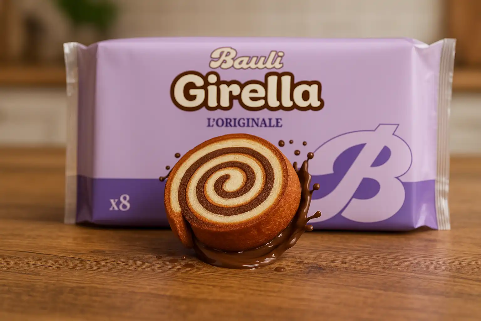 Bauli Girella L’Originale Merendine soffici al cacao e cioccolato da 6 pezzi