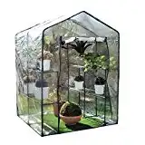 Serra optima medy 8 ripiani acciaio Piante giardino balcone 140x140x195 cm