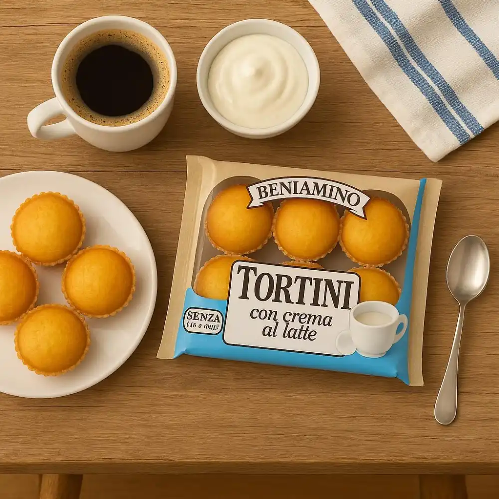 3 Confezioni Beniamino Tortino Merendine Crema Latte 250g Snack Soffice e Goloso