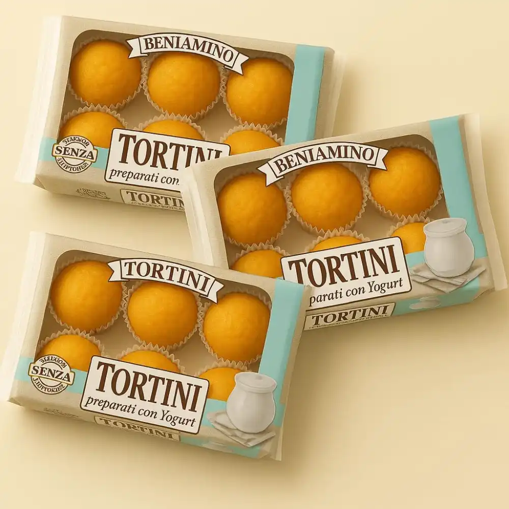 3 Confezioni Beniamino Tortino Merendine Yogurt 216g – Snack Soffice e Goloso