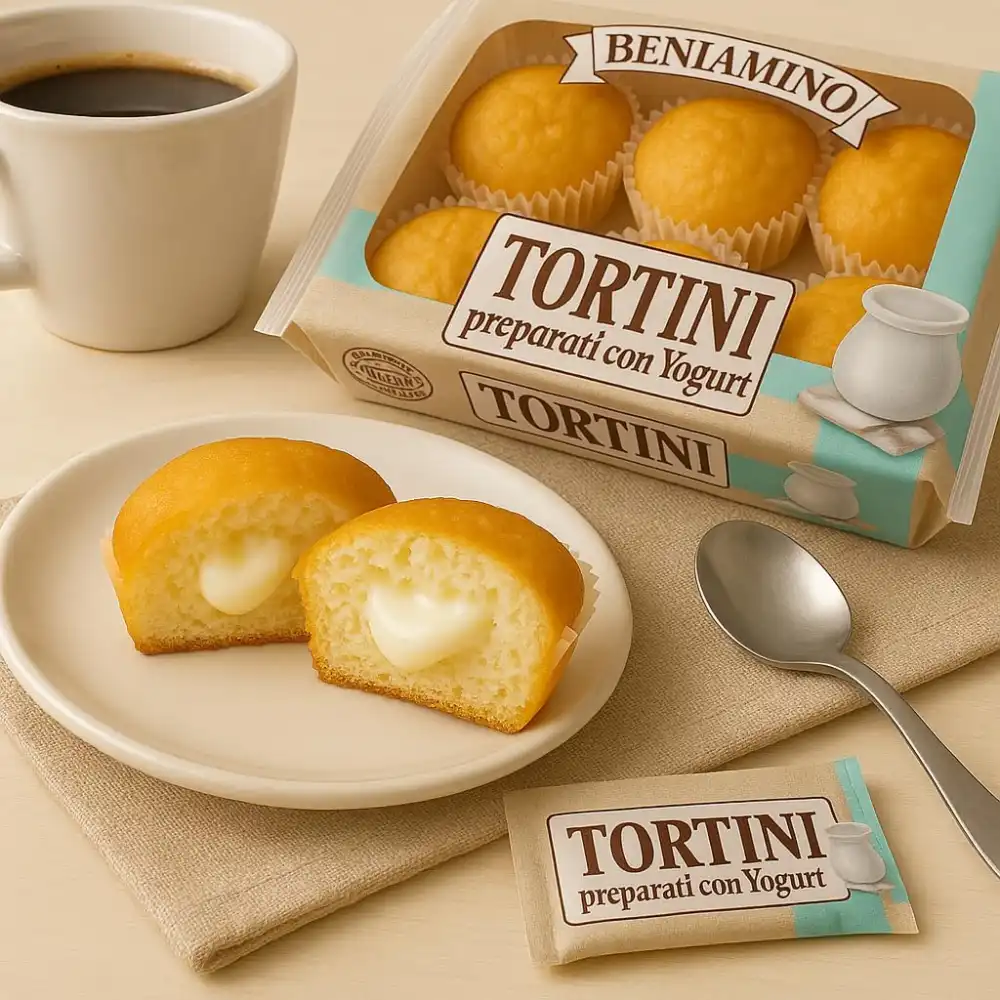 3 Confezioni Beniamino Tortino Merendine Yogurt 216g – Snack Soffice e Goloso