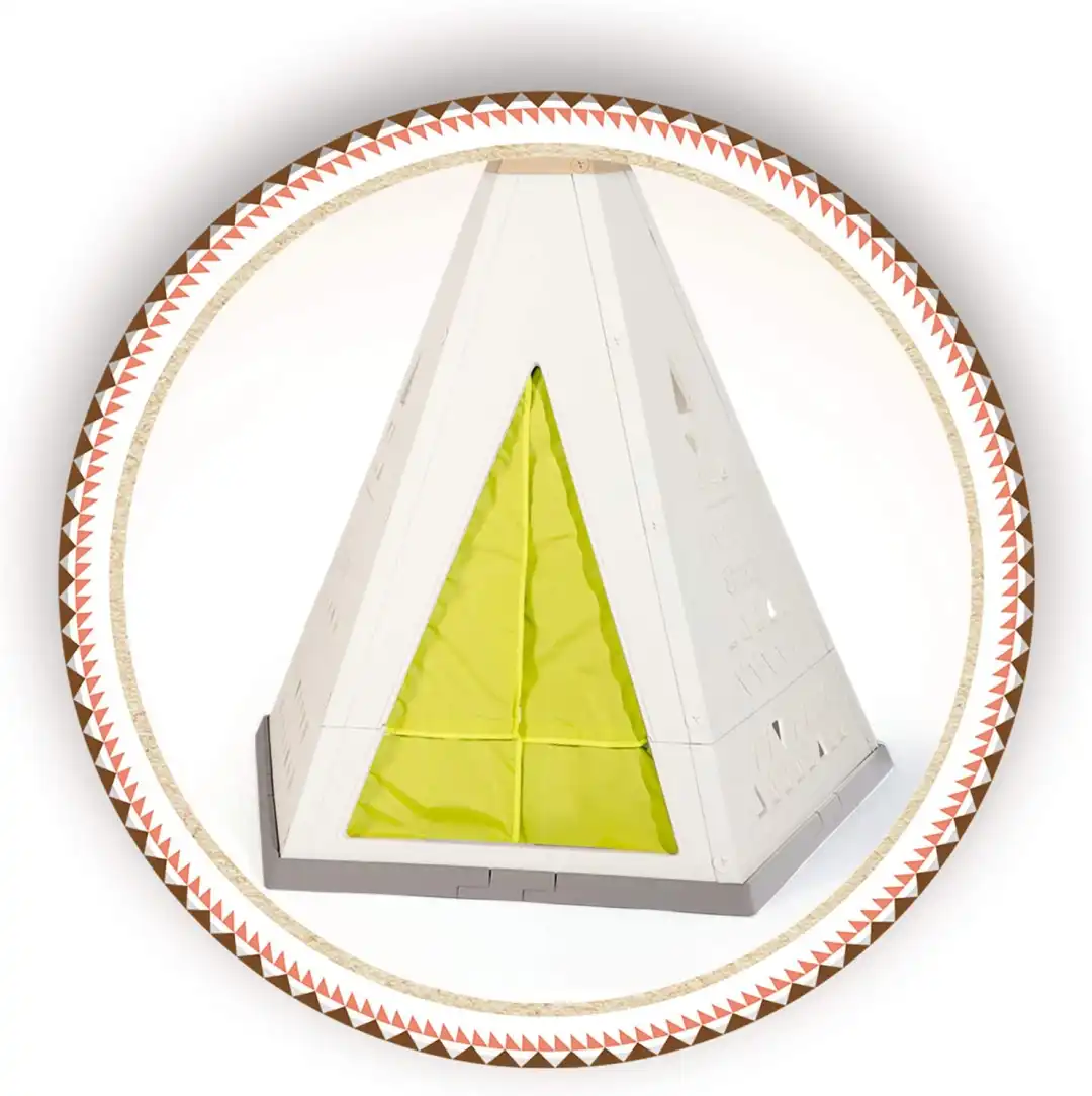 Smoby Tenda da Gioco Indiani Evolutiva 2 Altezze 159cm-183cm Gioco Per Bambini