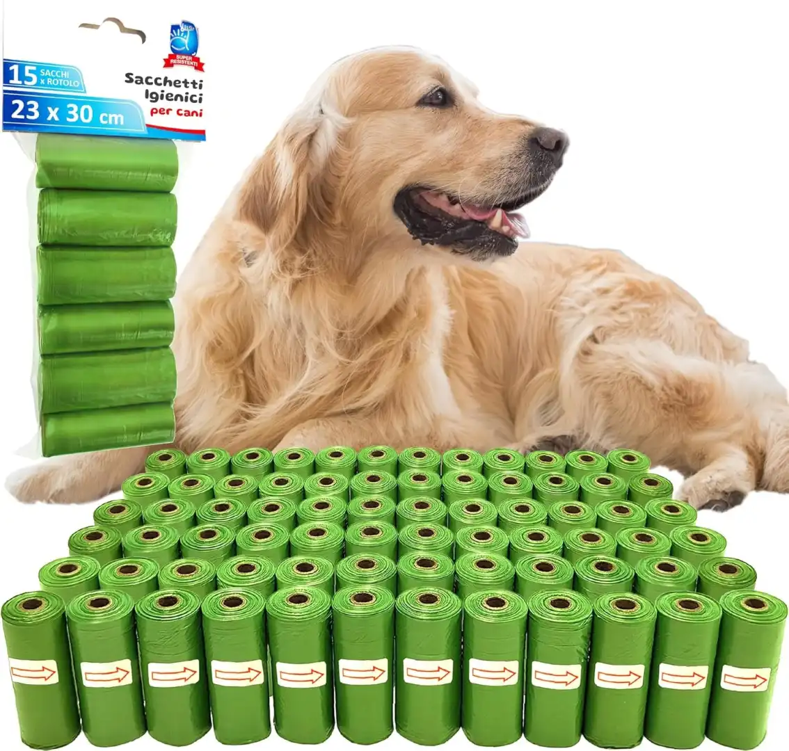 Sacchetti Igienici Cane 540 pz (36 Rotoli) – Sacchettini Resistenti Antiforatura