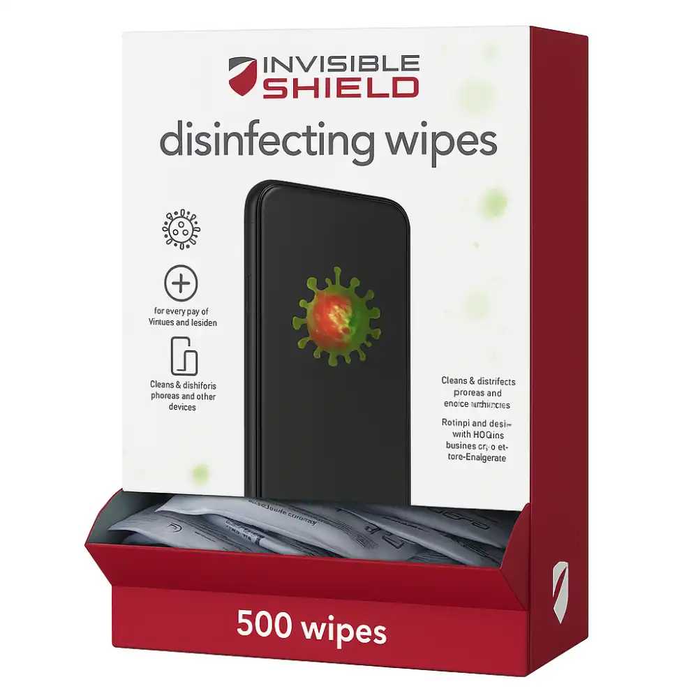 Zagg InvisibleShield Salviette Disinfettanti 500pz – Alcol Isopropilico 70%
