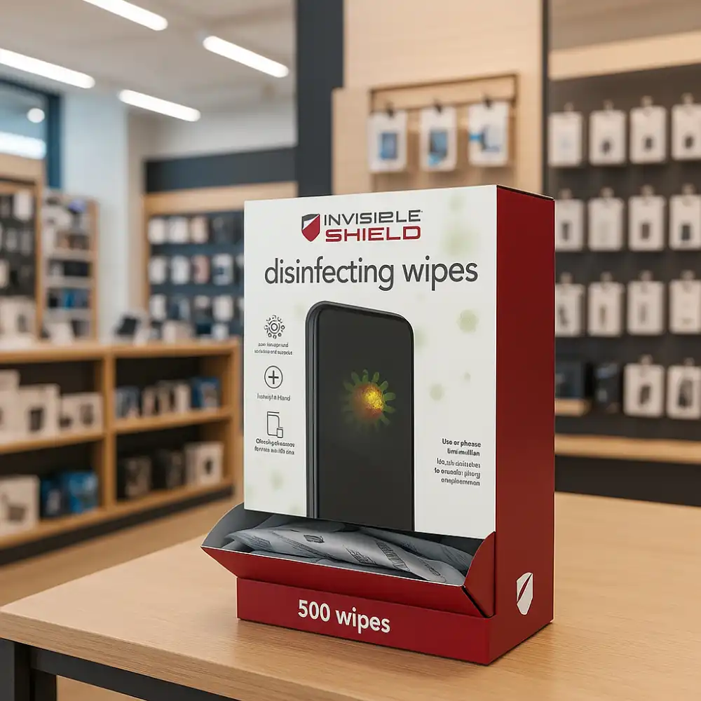 Zagg InvisibleShield Salviette Disinfettanti 500pz – Alcol Isopropilico 70%