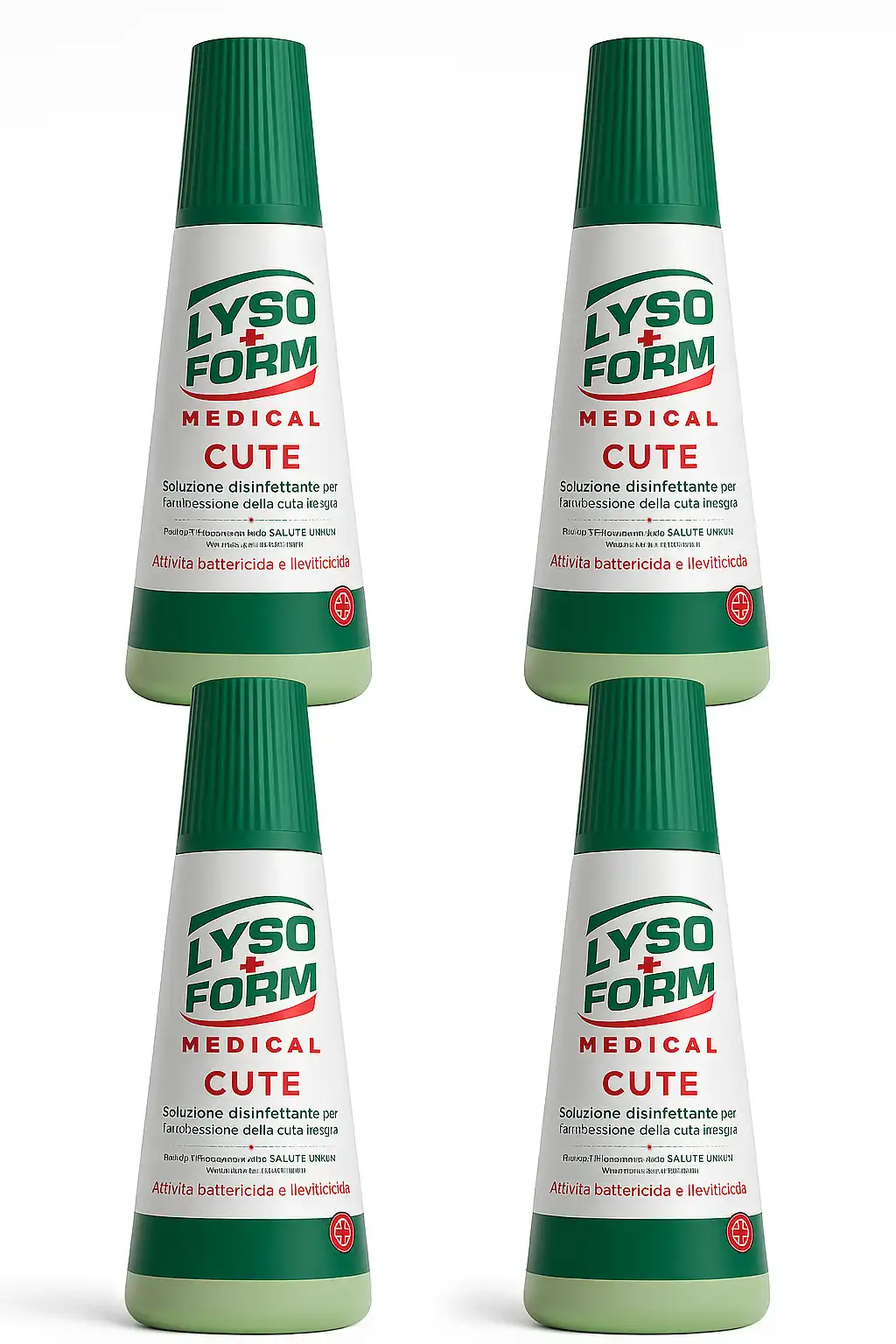 4x Lysoform Medical Cute 250ml – Soluzione Disinfettante Cute Battericida