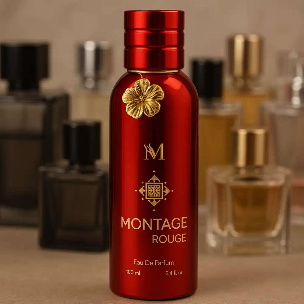 Montage Rouge Eau de Parfum 100ml Spray – Fragranza Intensa e Raffinata Unisex