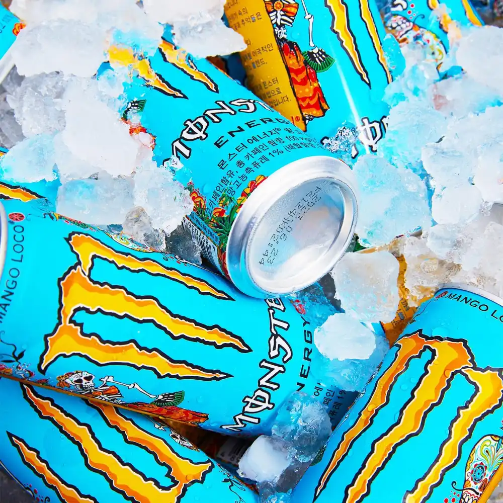Monster Energy Mango Loco – 24 Lattine da 500ml – Energy Juice con Taurina