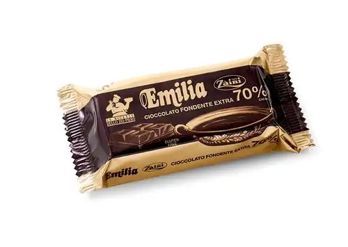 Emilia Tavoletta Cioccolato Fondente Extra 70% 400g Zaini – Senza Glutine