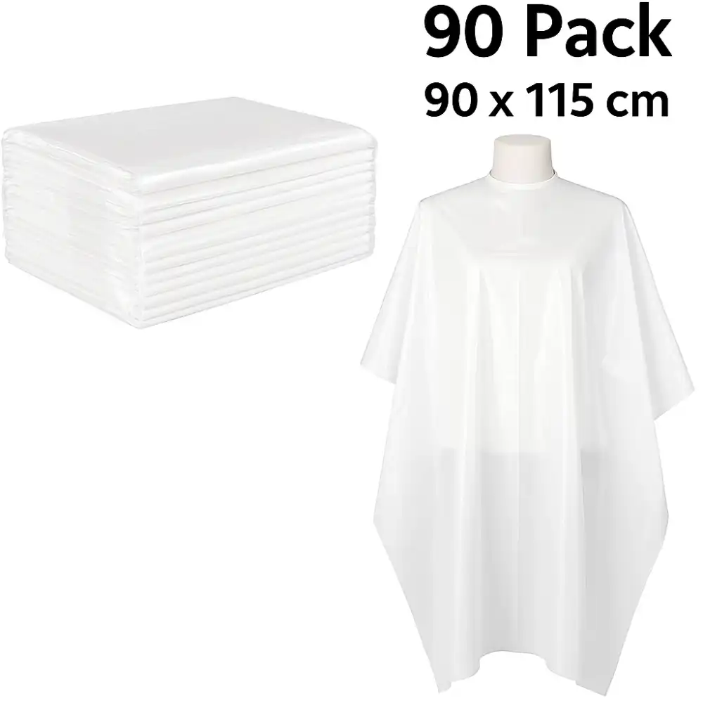 90 Mantelle Monouso Parrucchieri 90x115cm–Usa e Getta, Impermeabili e Resistenti