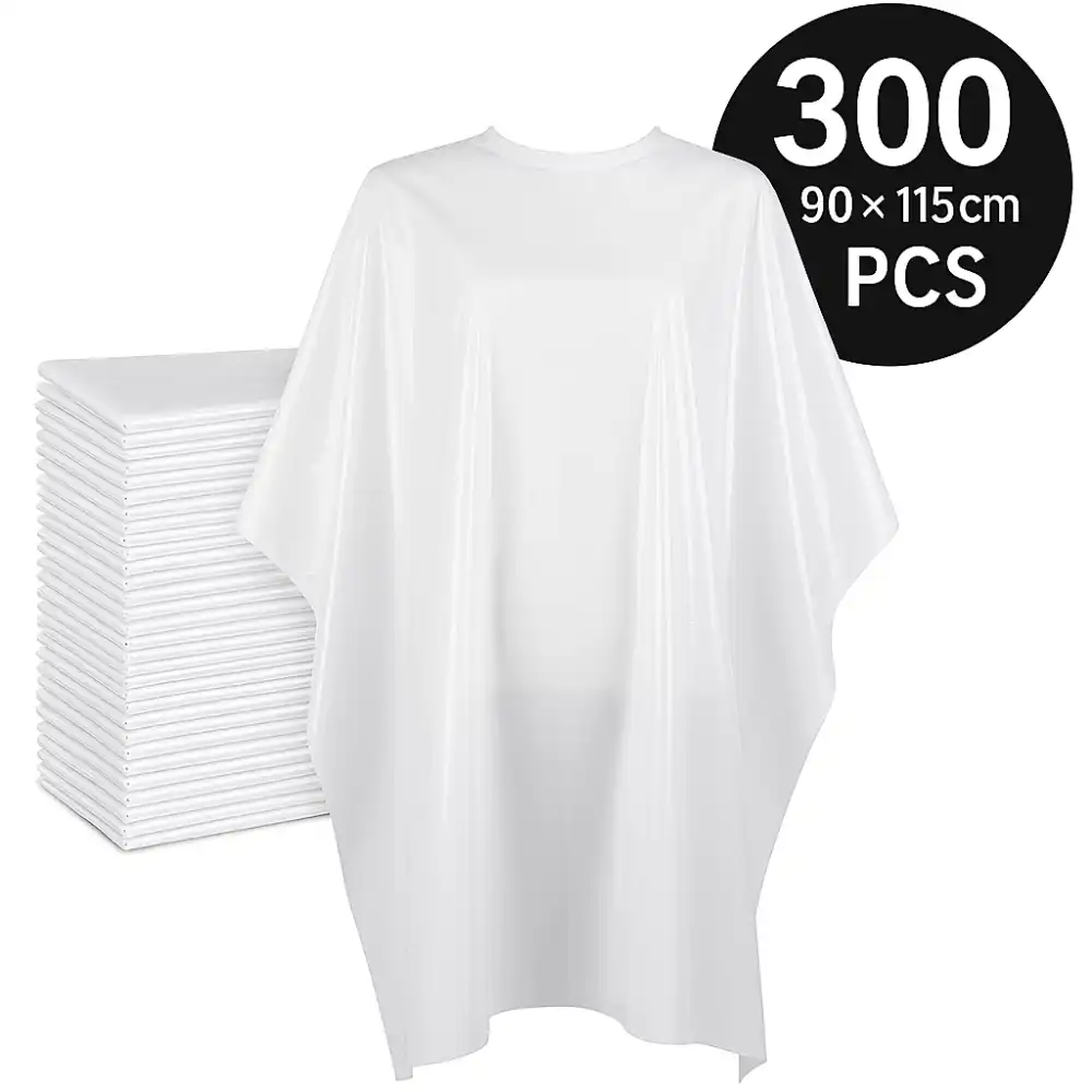 300 Mantelle Monouso Parrucchieri 90x115cm – Usa e Getta Impermeabili Resistenti