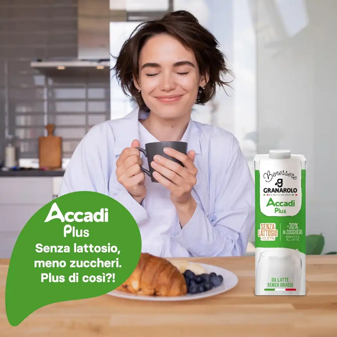 Granarolo Accadì Plus Latte Scremato Senza Lattosio 6x1L UHT Lunga Conservazione