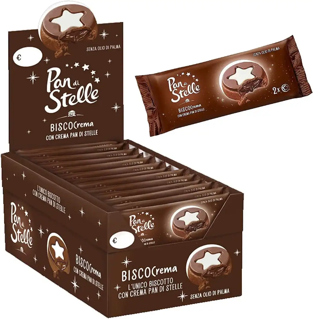 Pan di Stelle Biscocrema G28 - Confezione Scorta 24 Biscotti per Famiglia