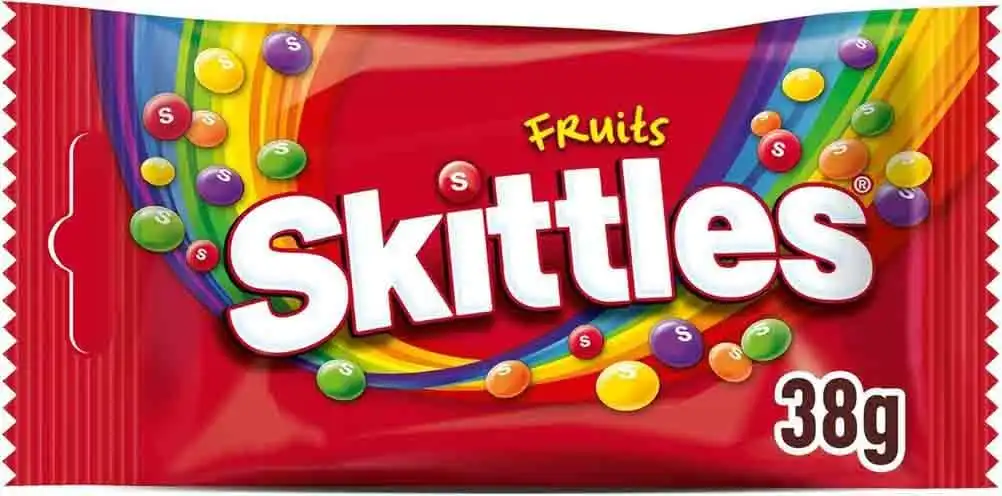 Skittles Fruits Caramelle alla Frutta 14x38g Colorate Americane Snack Dolce