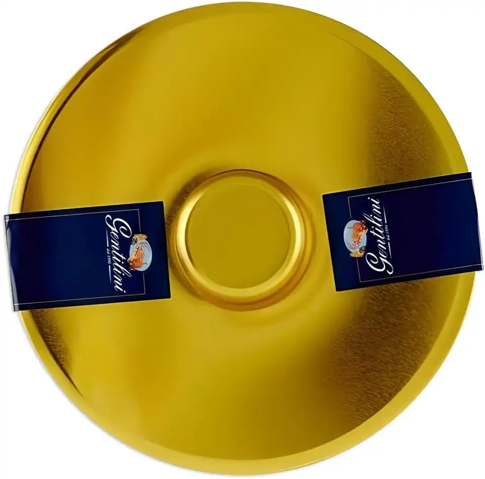 Gentilini Biscottiera Latta 125°Anniversario con Biscotti Novellini e Osvego 1kg